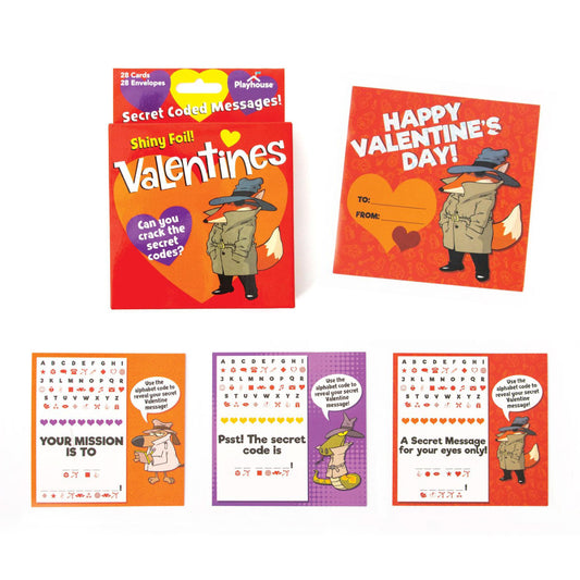 Secret Agent Decoder Valentines