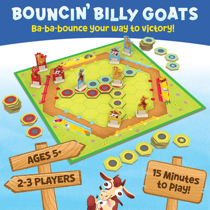 Peaceable Kingdom Bouncin Billy Goats Strategy Game
