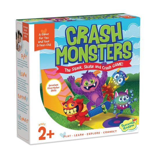 Peaceable Kingdom Crash Monsters Toddler Game