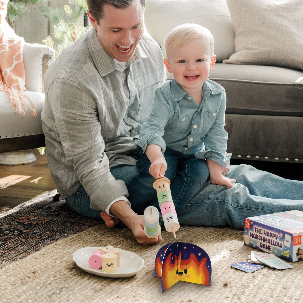 The Happy Marshmallow Toddler Game from Peaceable Kingdom