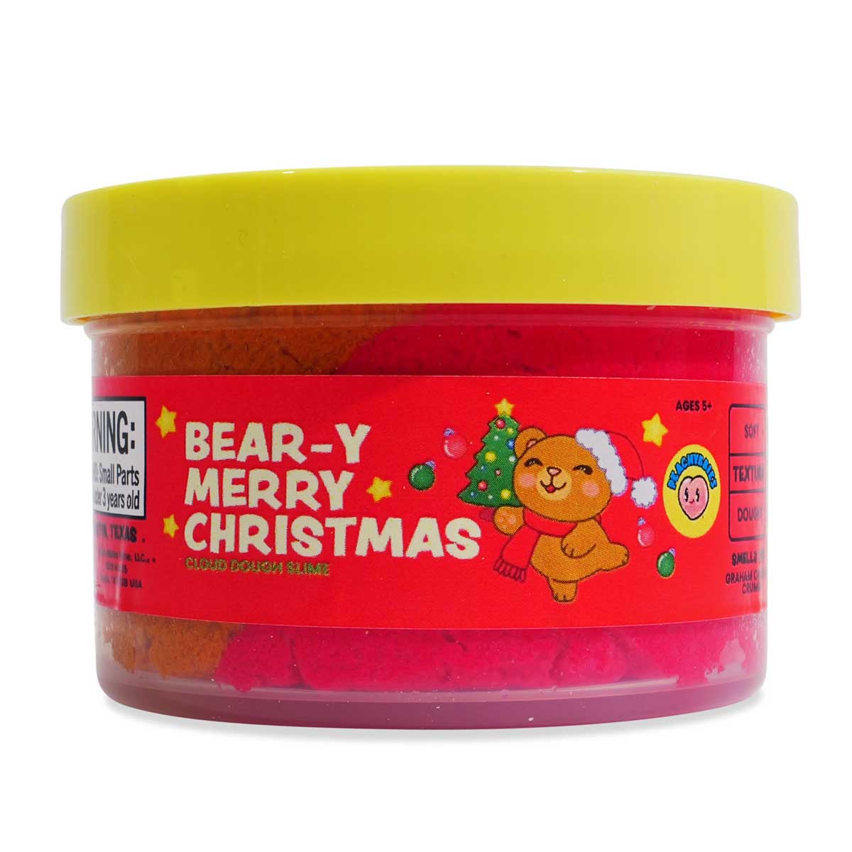 PeachyBbies Bear-y Merry Christmas Cloud Dough Slime