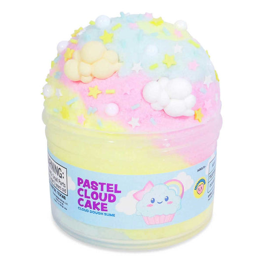Pastel Cloud Cake Cloud Dough Slime from PeachyBbies