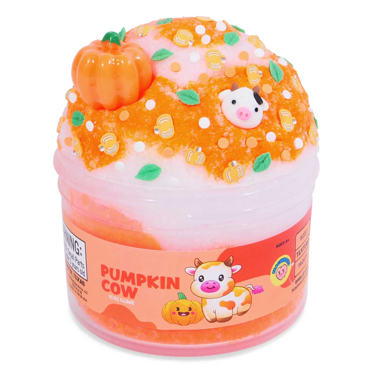 PeachyBbies Pumpkin Cow Icee Slime