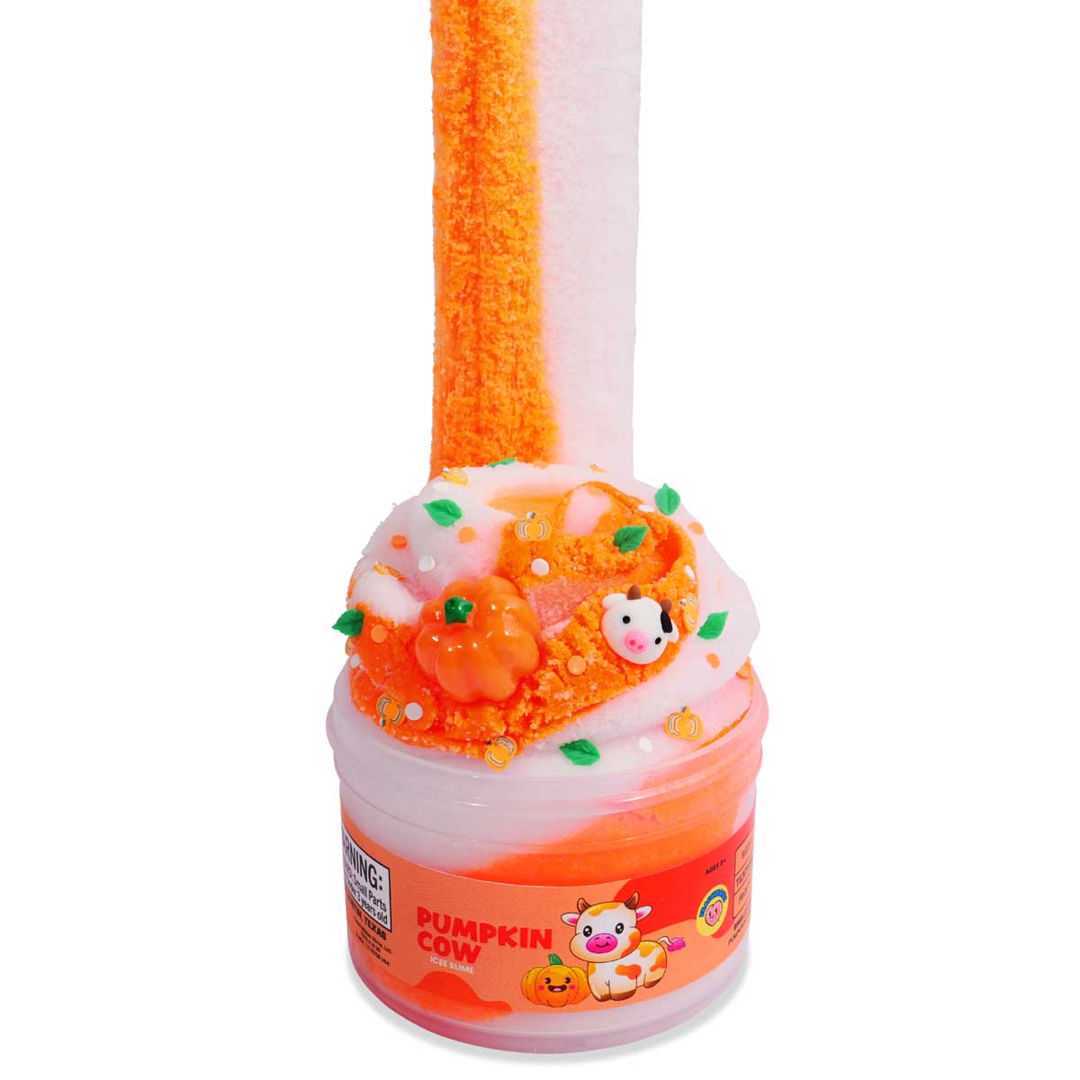 PeachyBbies Pumpkin Cow Icee Slime