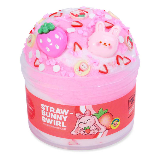 Strawbunny Swirl Slime - PeachyBbies