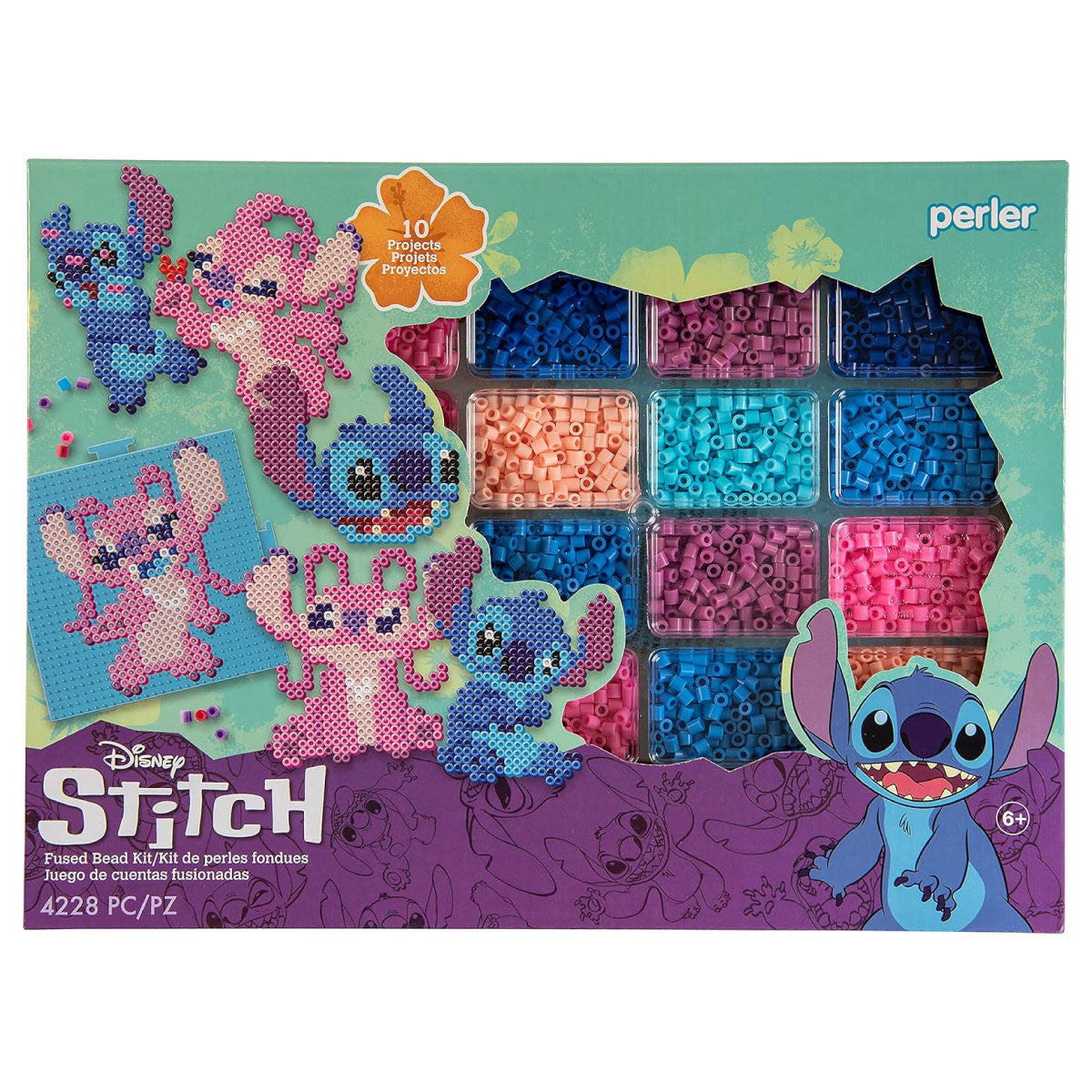 Perler Disney Stitch Deluxe Fused Bead Kit