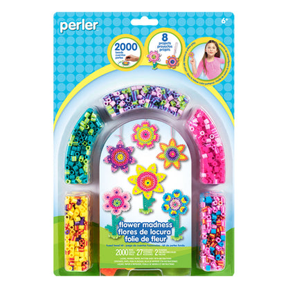 Perler Flower Madness Fused Bead Kit