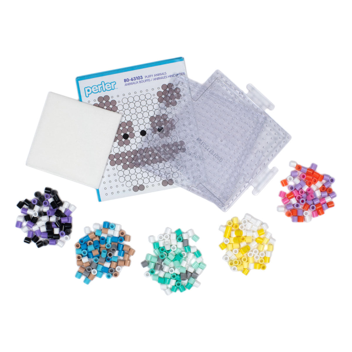 Perler Puffy Animal Fuse Bead Kit