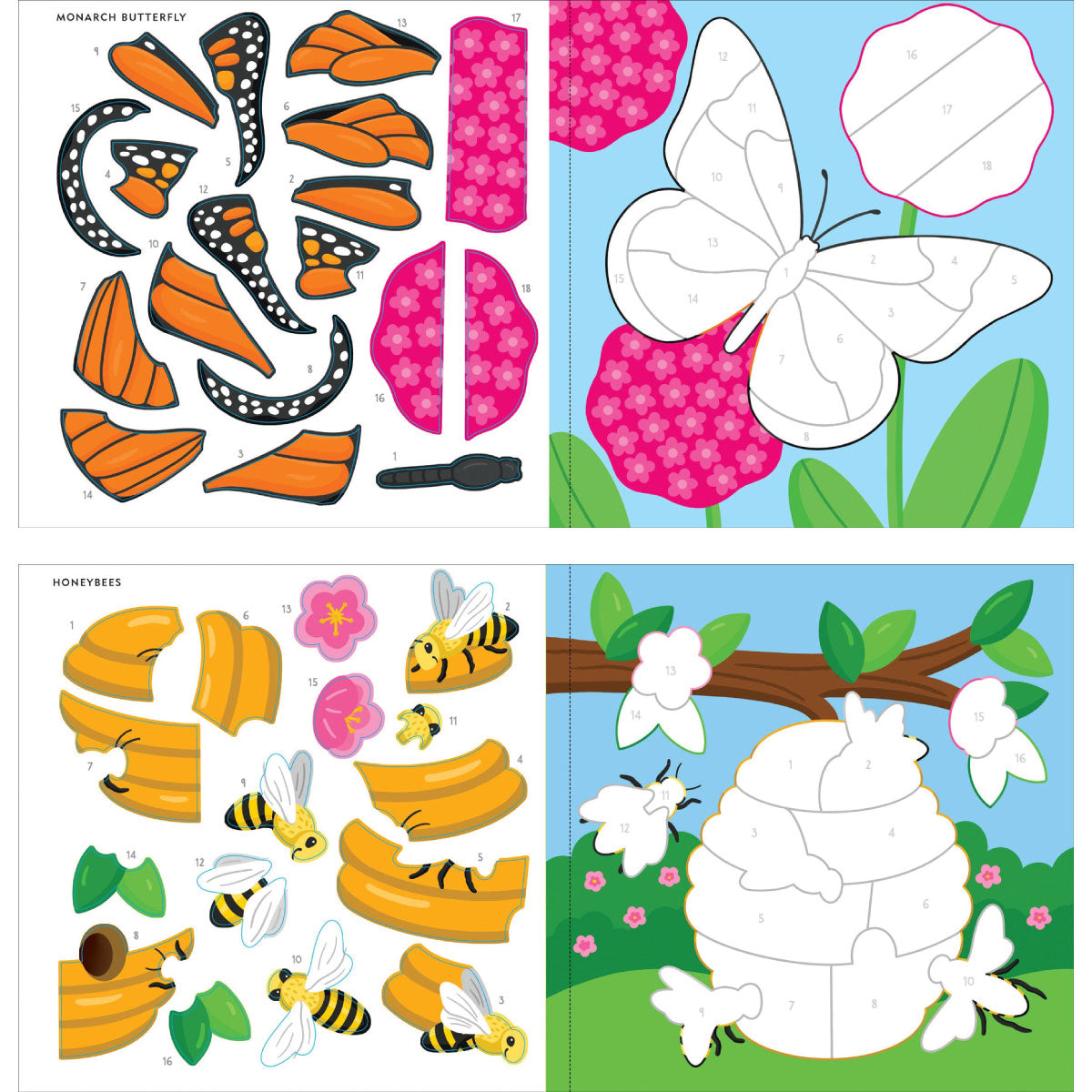 My First Color-By-Sticker Book Butterflies & Bugs from Peter Pauper Press