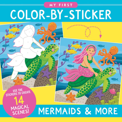 My First Color-by-Sticker Book Mermaids & More from Peter Pauper Press