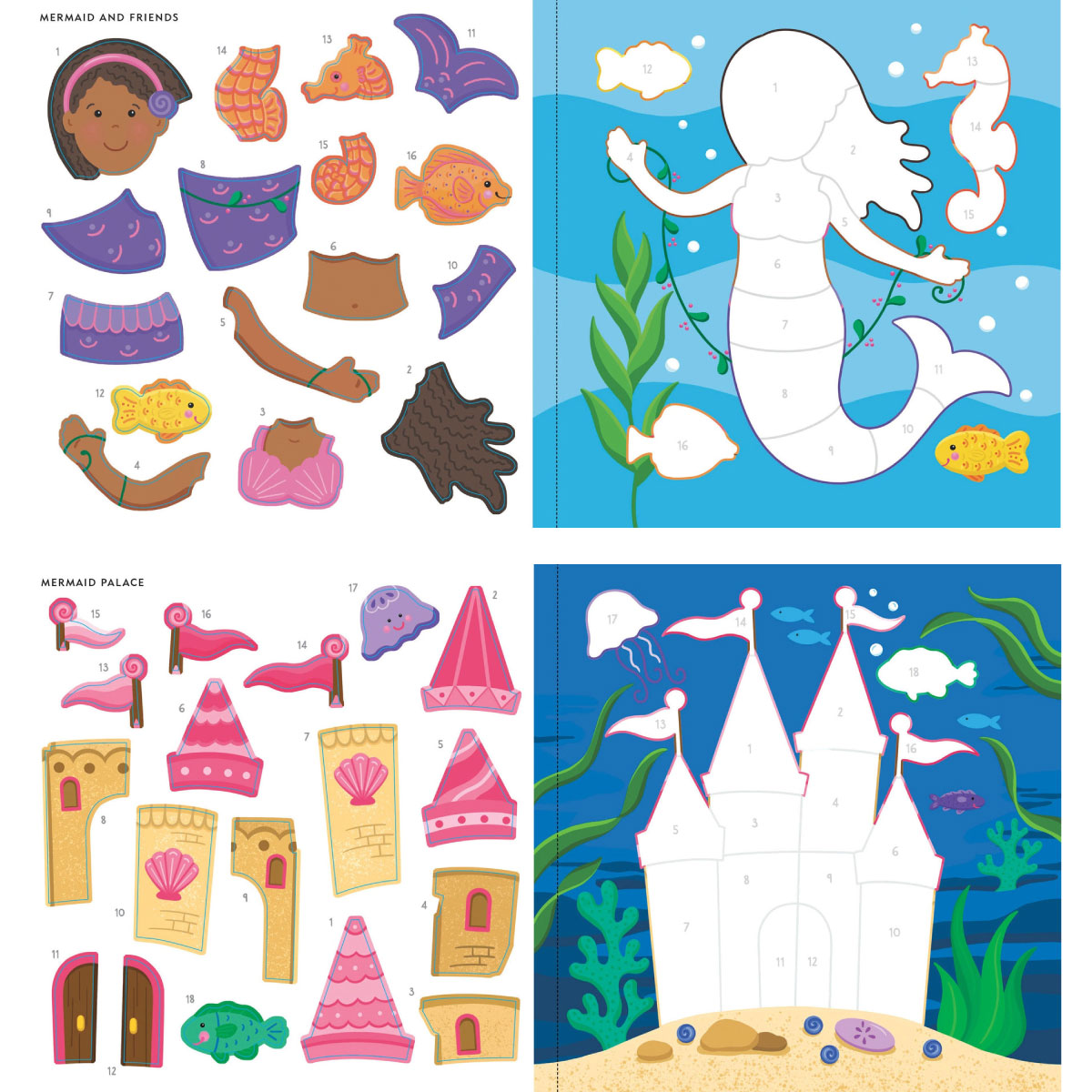 My First Color-by-Sticker Book Mermaids & More from Peter Pauper Press