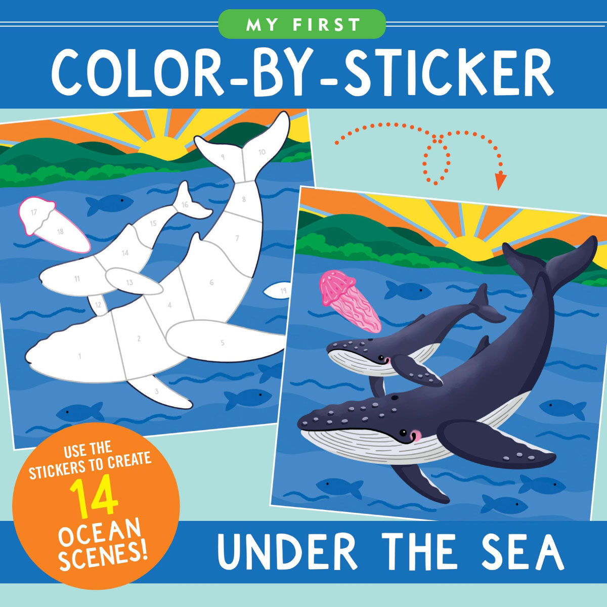 My First Color-By-Sticker Book Under the Sea from Peter Pauper Press