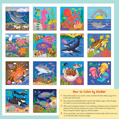 My First Color-By-Sticker Book Under the Sea from Peter Pauper Press