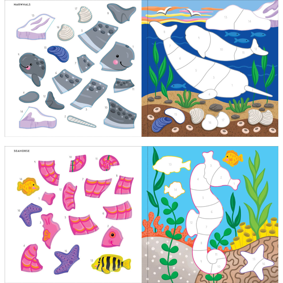 My First Color-By-Sticker Book Under the Sea from Peter Pauper Press