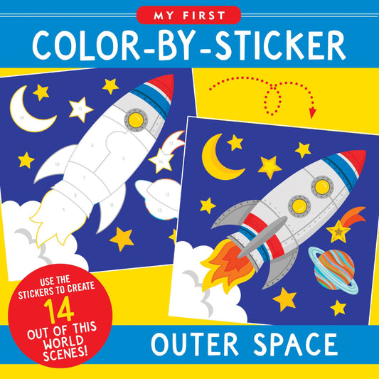 My First Color-By-Sticker Book Outer Space from Peter Pauper Press