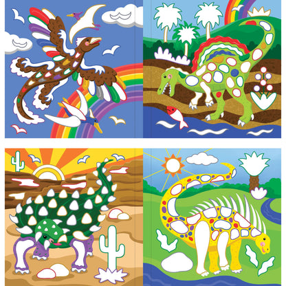 Color-By-Foil Sticker Book Dinosaurs from Peter Pauper Press