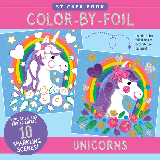 Color-By-Foil Sticker Book Unicorns from Peter Pauper Press