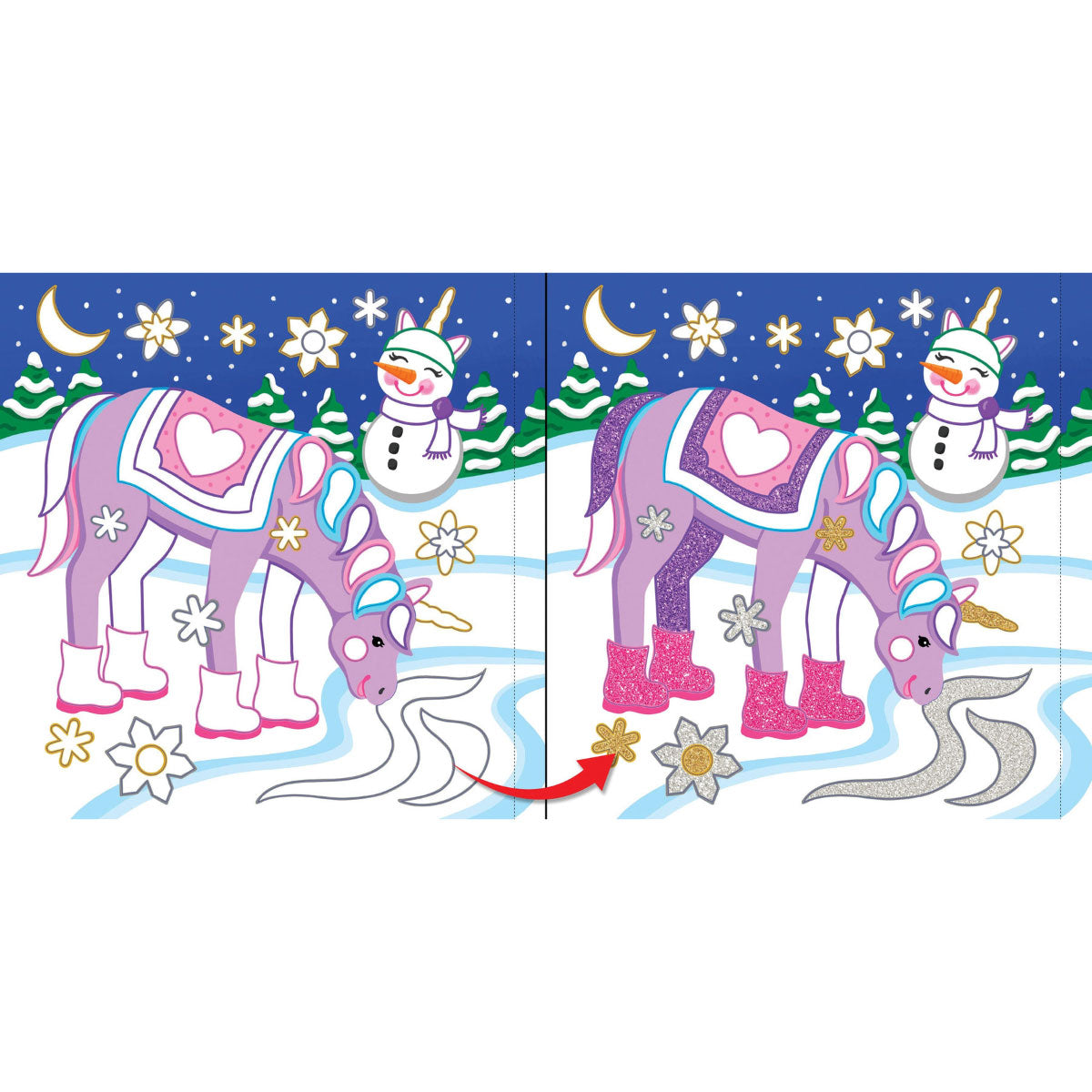 Color-By-Foil Sticker Book Unicorns from Peter Pauper Press