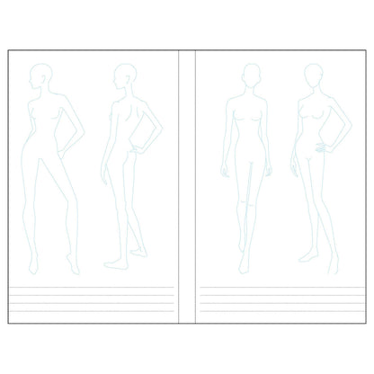 Essentials Fashion Sketchbook: A Designer's Companion from Peter Pauper Press