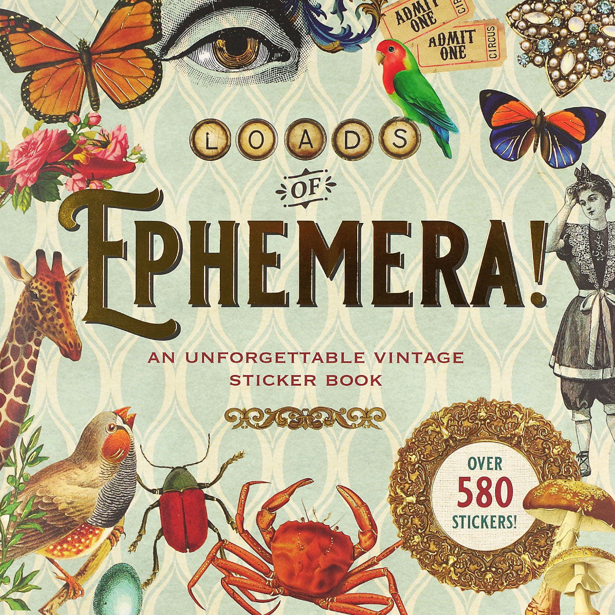 Loads of Ephemera Sticker Book from Peter Pauper Press