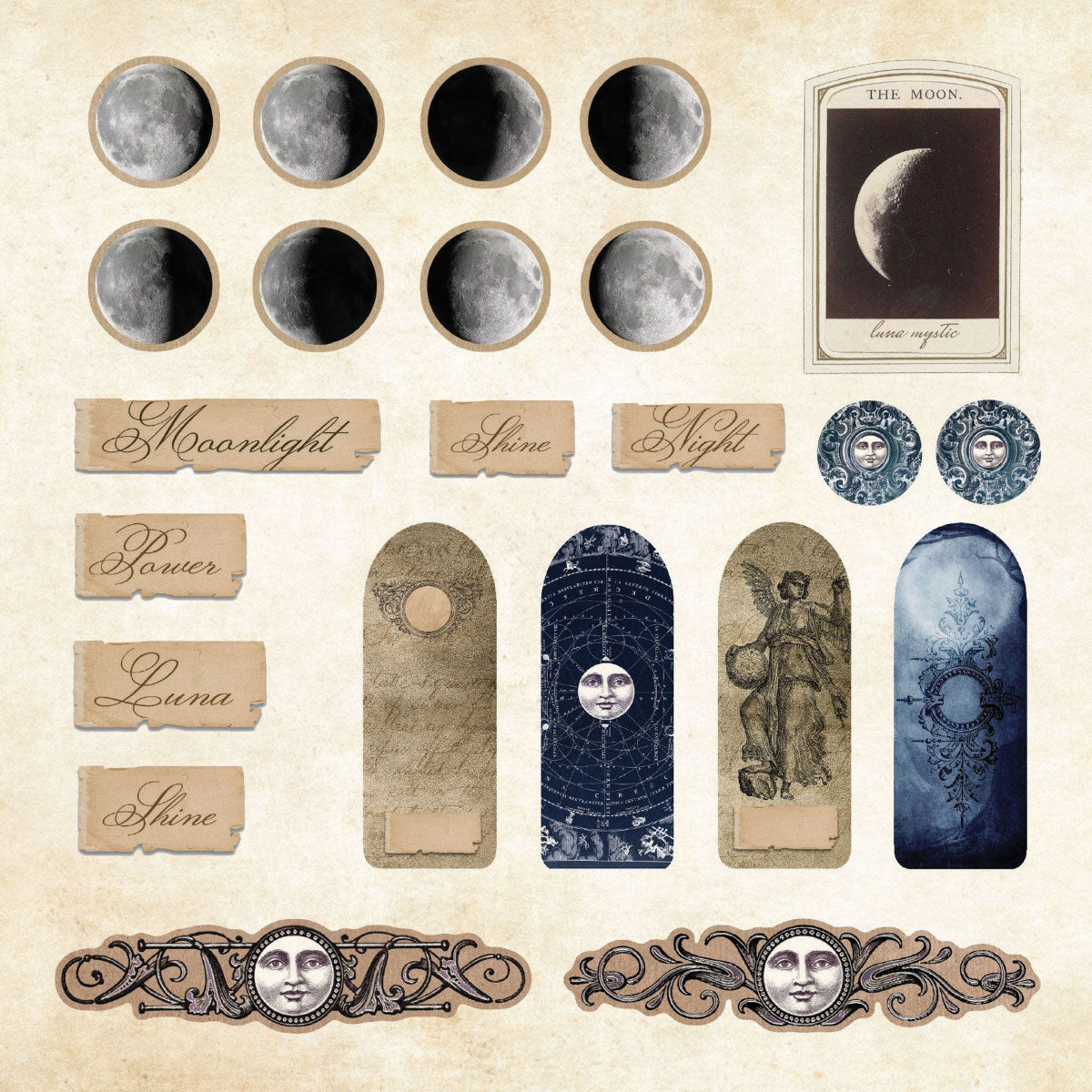 Mystical Ephemera Sticker Book from Peter Pauper Press