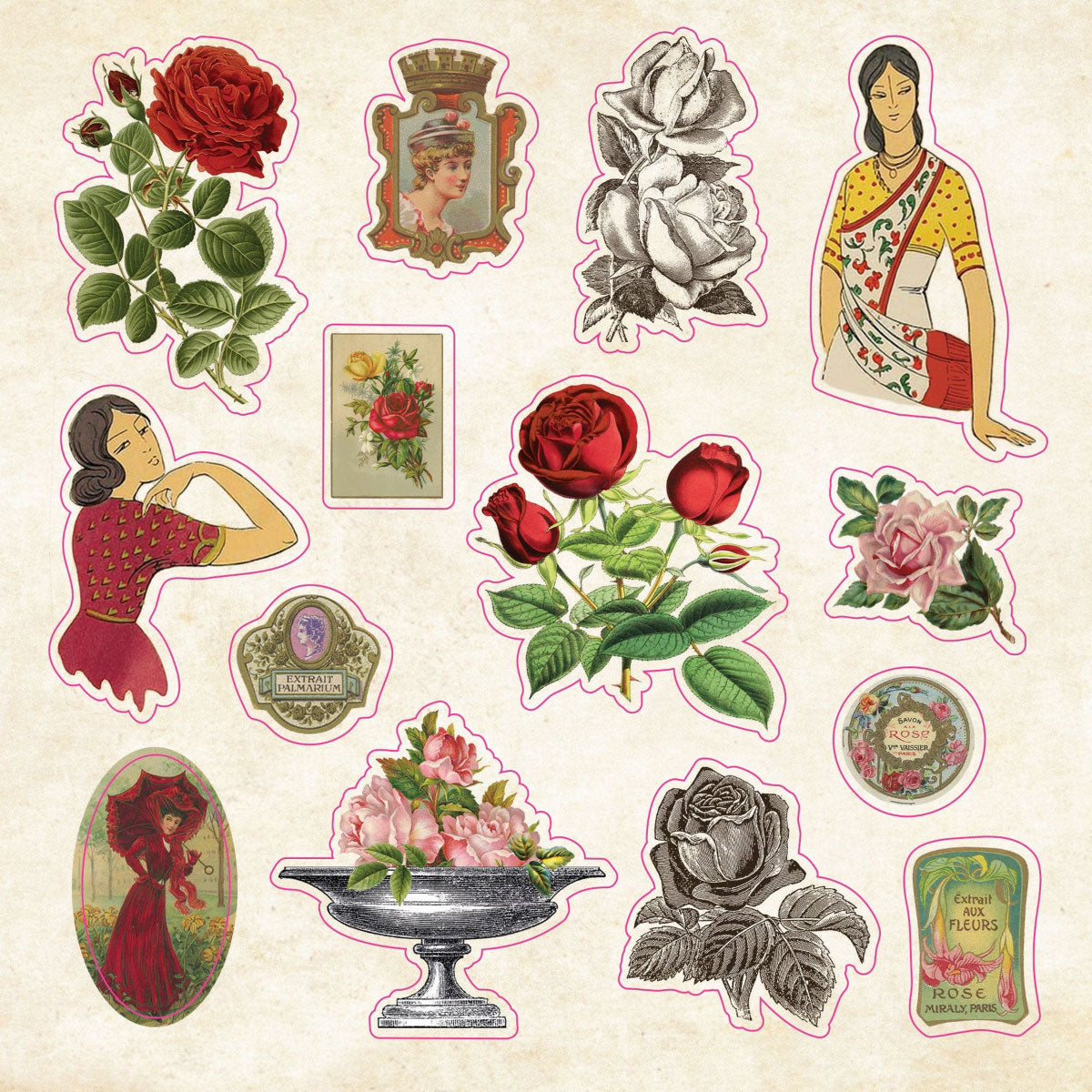 The Sticker Book of Curiosities from Peter Pauper Press