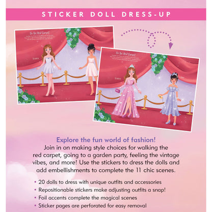 Fashion Sticker Doll Dress-Up Book