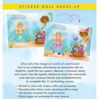 Mermaids Sticker Doll Dress-Up Book