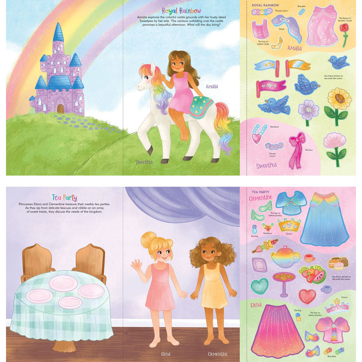 Rainbow Magic Sticker Doll Dress-Up Book