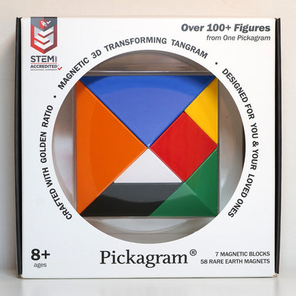 Pickagram Magnetic 3D Puzzle - Multicolor