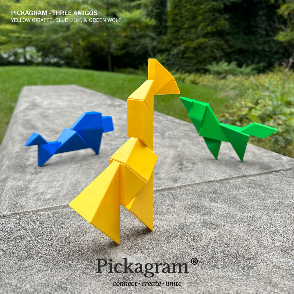 Pickagram Magnetic 3D Puzzles - Single Color