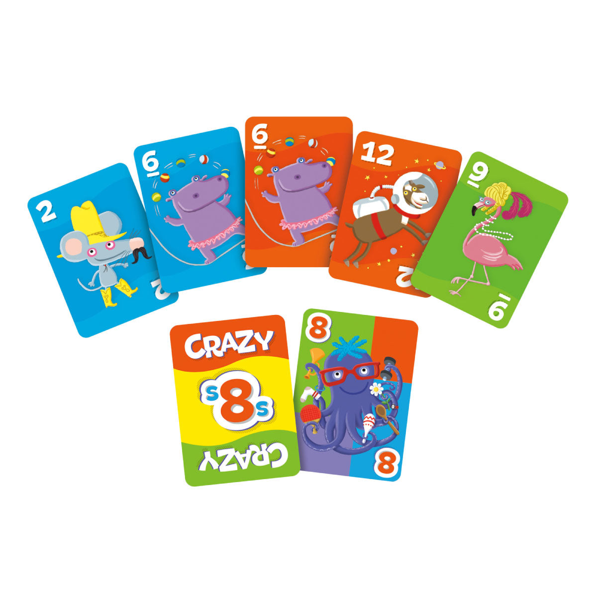 Peaceable Kingdom Crazy 8s Card Game
