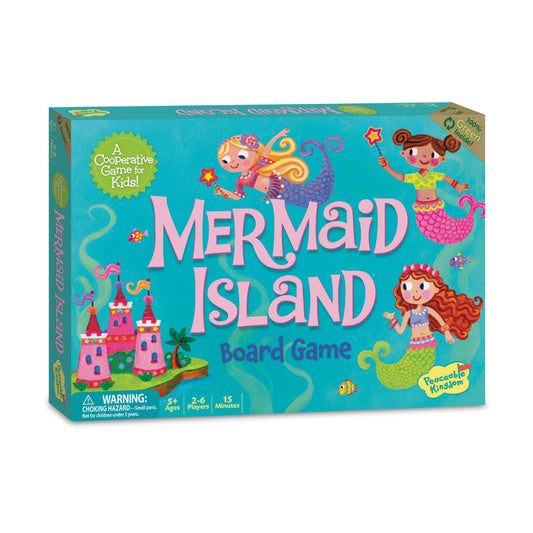 Peaceable Kingdom Mermaid Island Cooperative Game