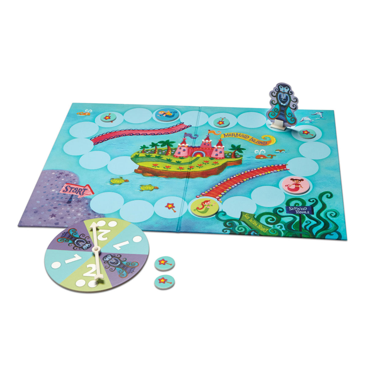 Peaceable Kingdom Mermaid Island Cooperative Game