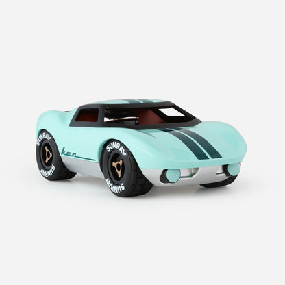 Playforever Ken Race Car - Parton Mint Blue