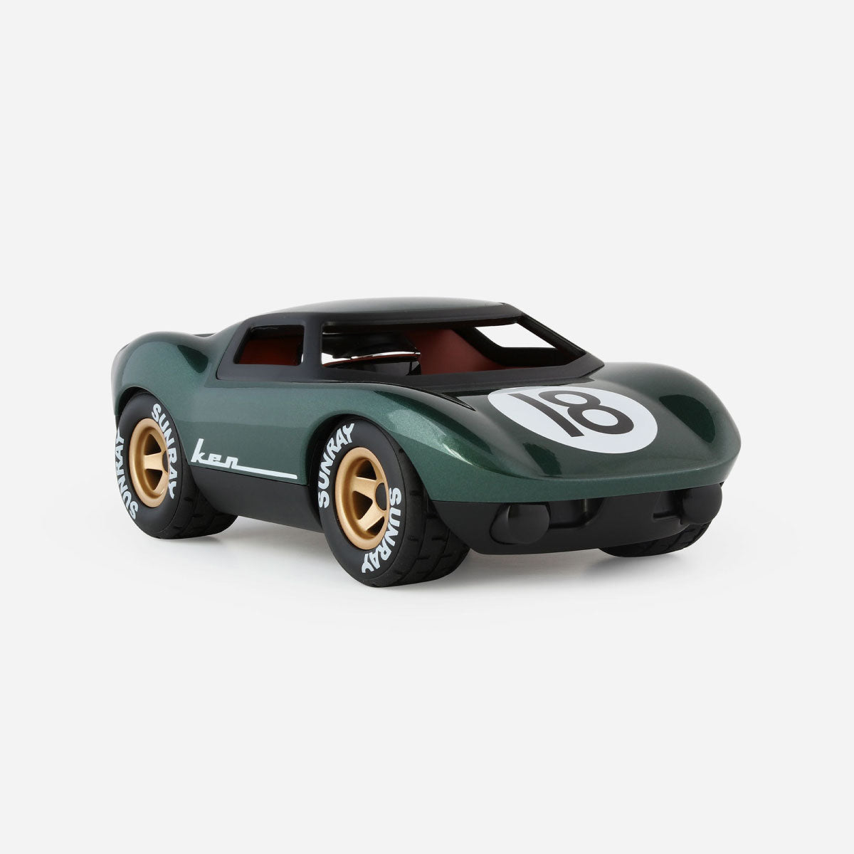 Playforever Ken Race Car - Rodgers Dark Green