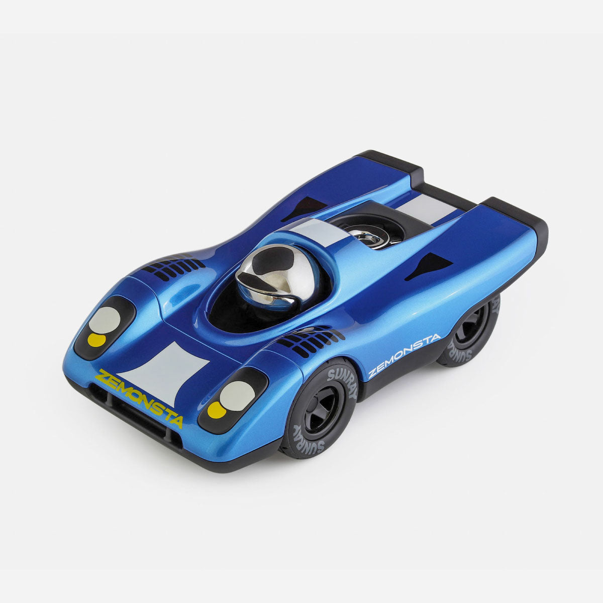 Playforever Zemonsta Race Car Hans Blue and White