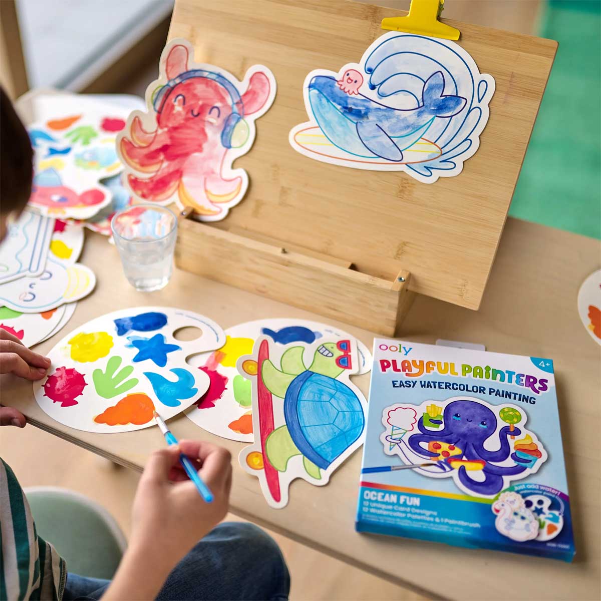 Playful Painters Easy Watercolor Painting Kit - Ocean Fun