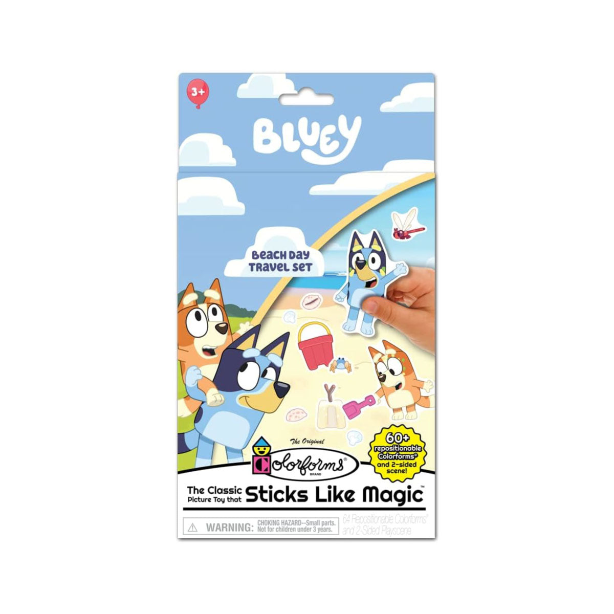 Colorforms Bluey Beach Day Travel Set