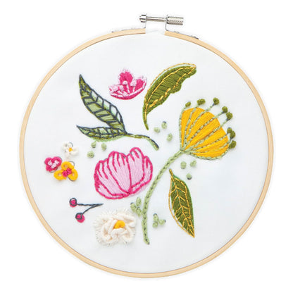 Craft Crush Spring Blooms Embroidery Kit