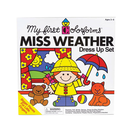 My First Colorforms Miss Weather Dress Up Set