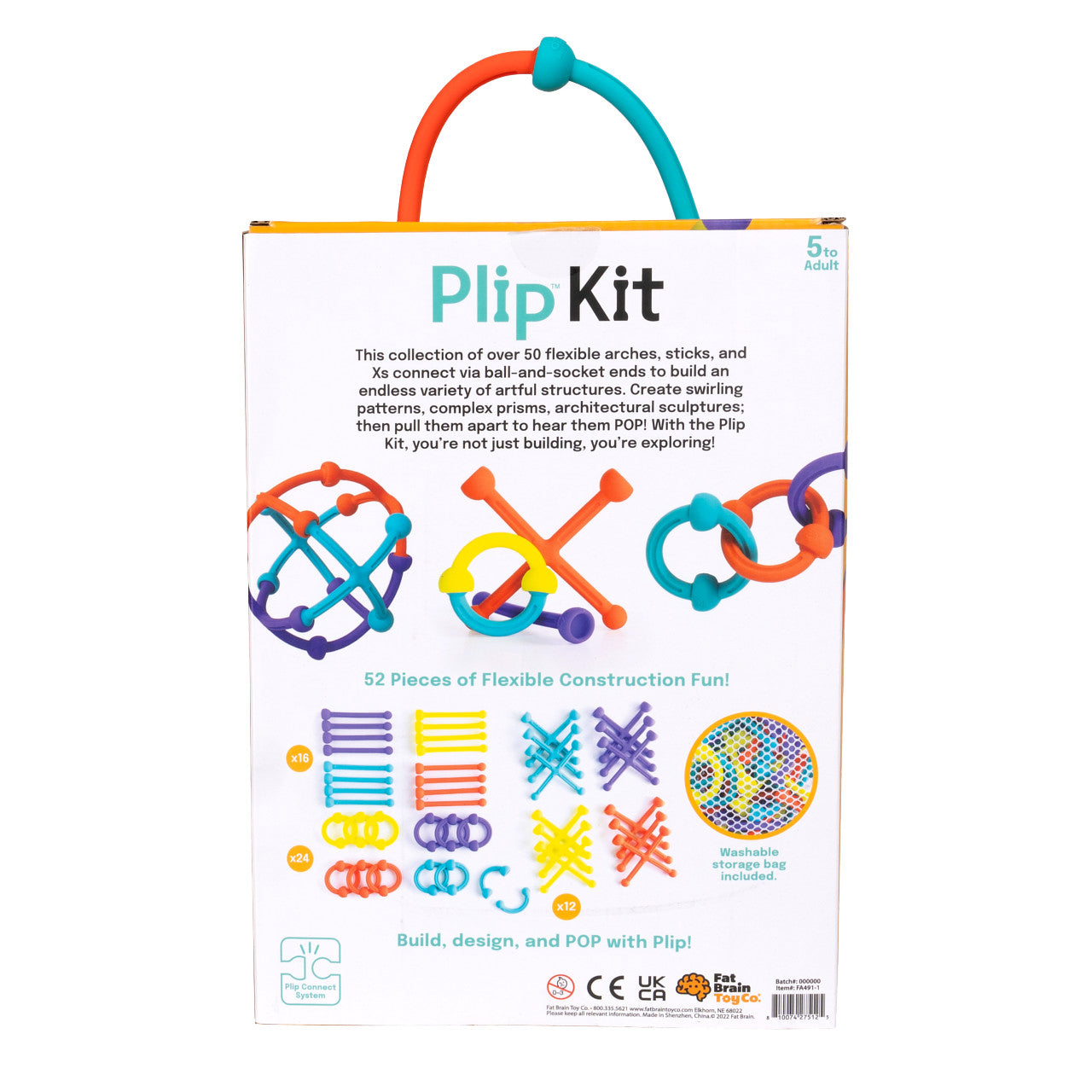 Plip Kit construction building toy by Fat Brain.