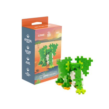 Plus-Plus Emerald Elephant 70 Piece Boxed Set