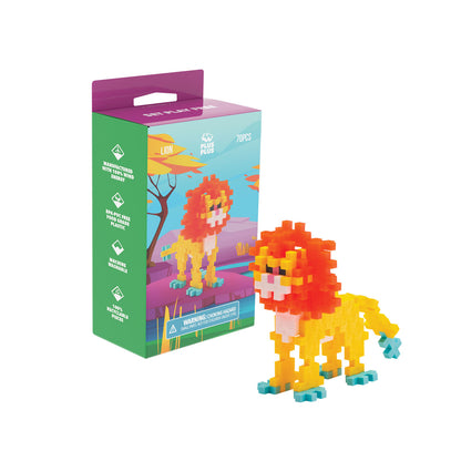 Plus-Plus Lemon Lion 70 Piece Boxed Set