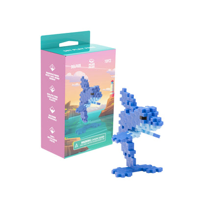 Plus-Plus Blue Dolphin 70 Piece Boxed Set