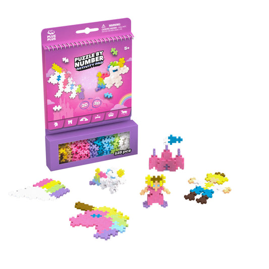 Plus-Plus Puzzle By Number Activity Pad - Fairytale