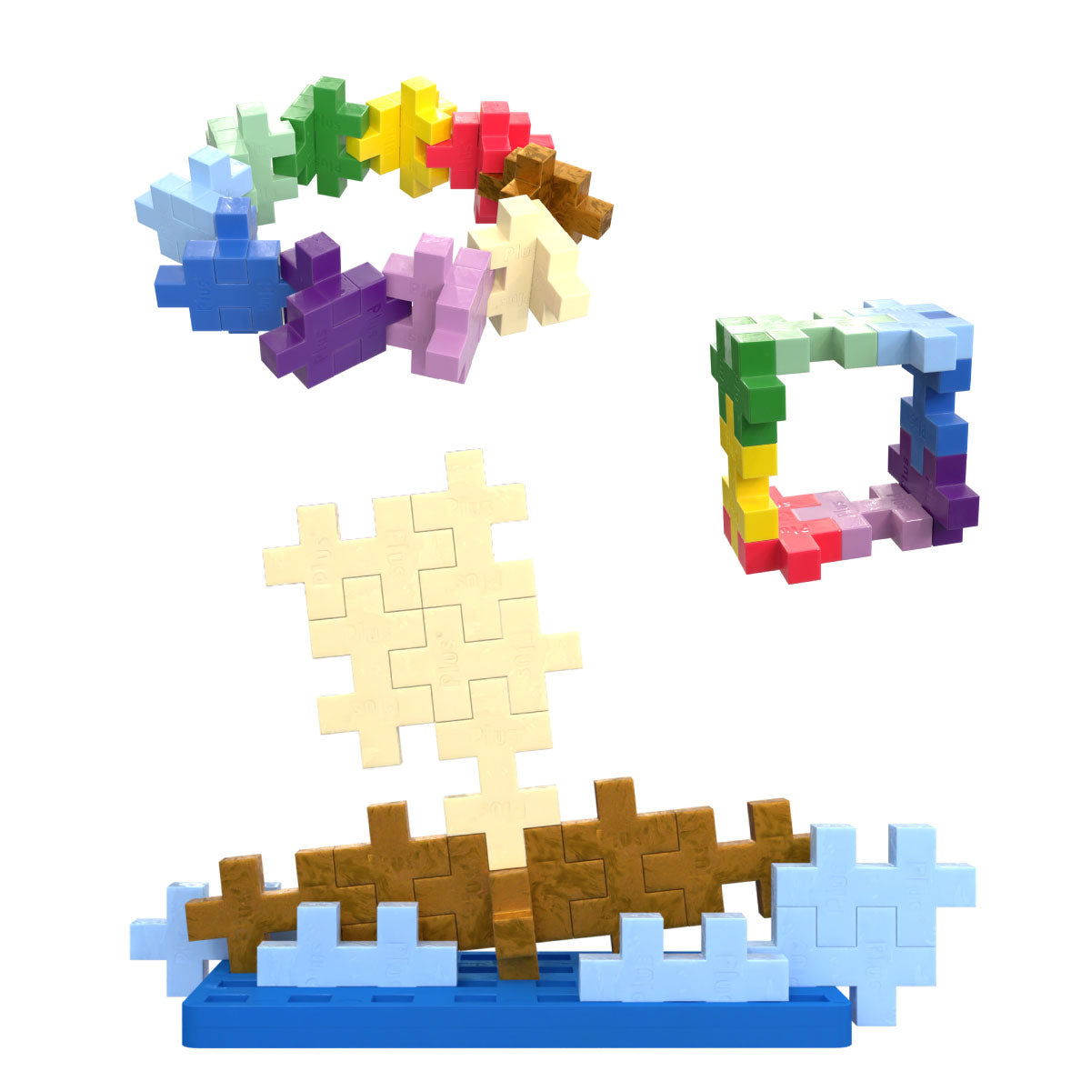 Plus-Plus BIG Colorverse Learn to Build 60pc Set
