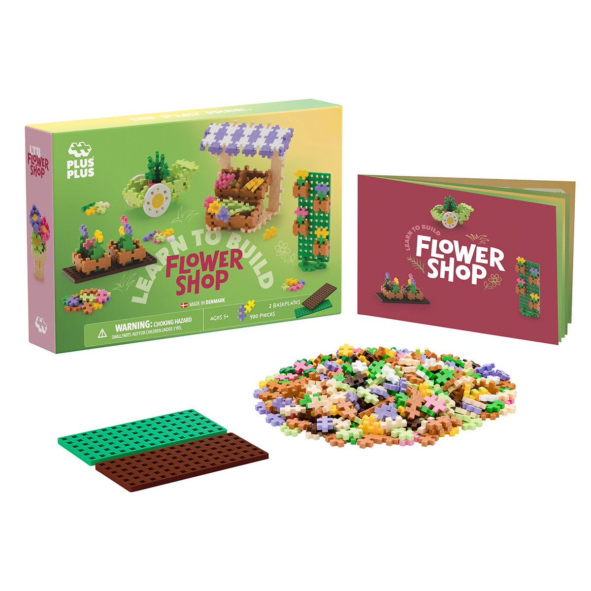Plus-Plus Flower Shop Learn to Build Set