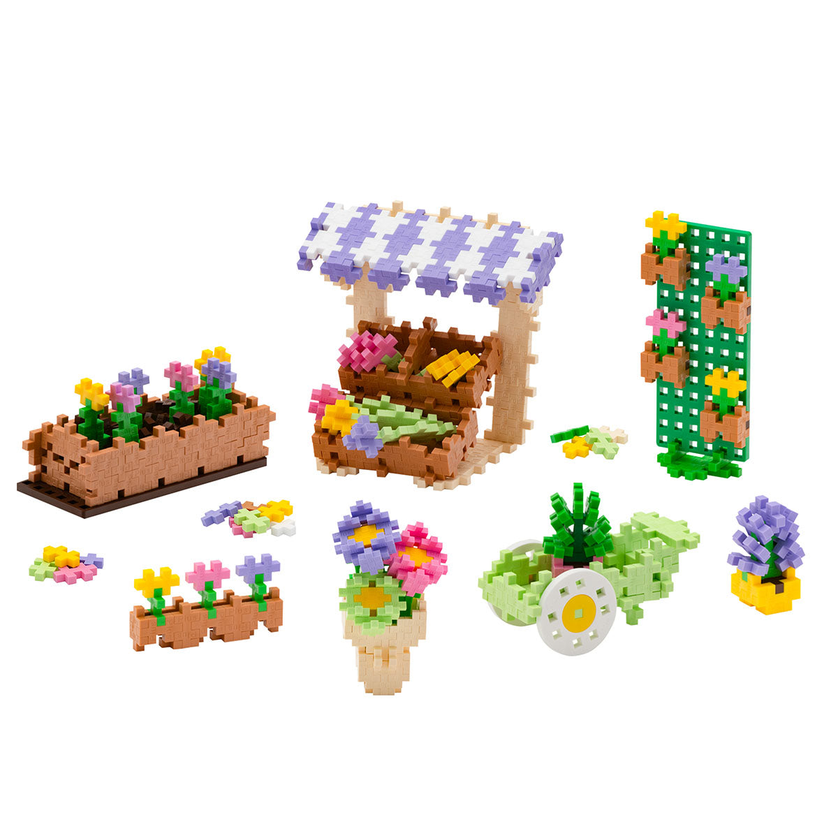 Plus-Plus Flower Shop Learn to Build Set