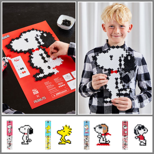 Plus-Plus Peanuts Puzzle By Number 275 pc Tubes